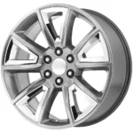 Performance Replicas PR168 22x9 6x5.5" +24mm Silver/Chrome Wheel Rim 22" Inch