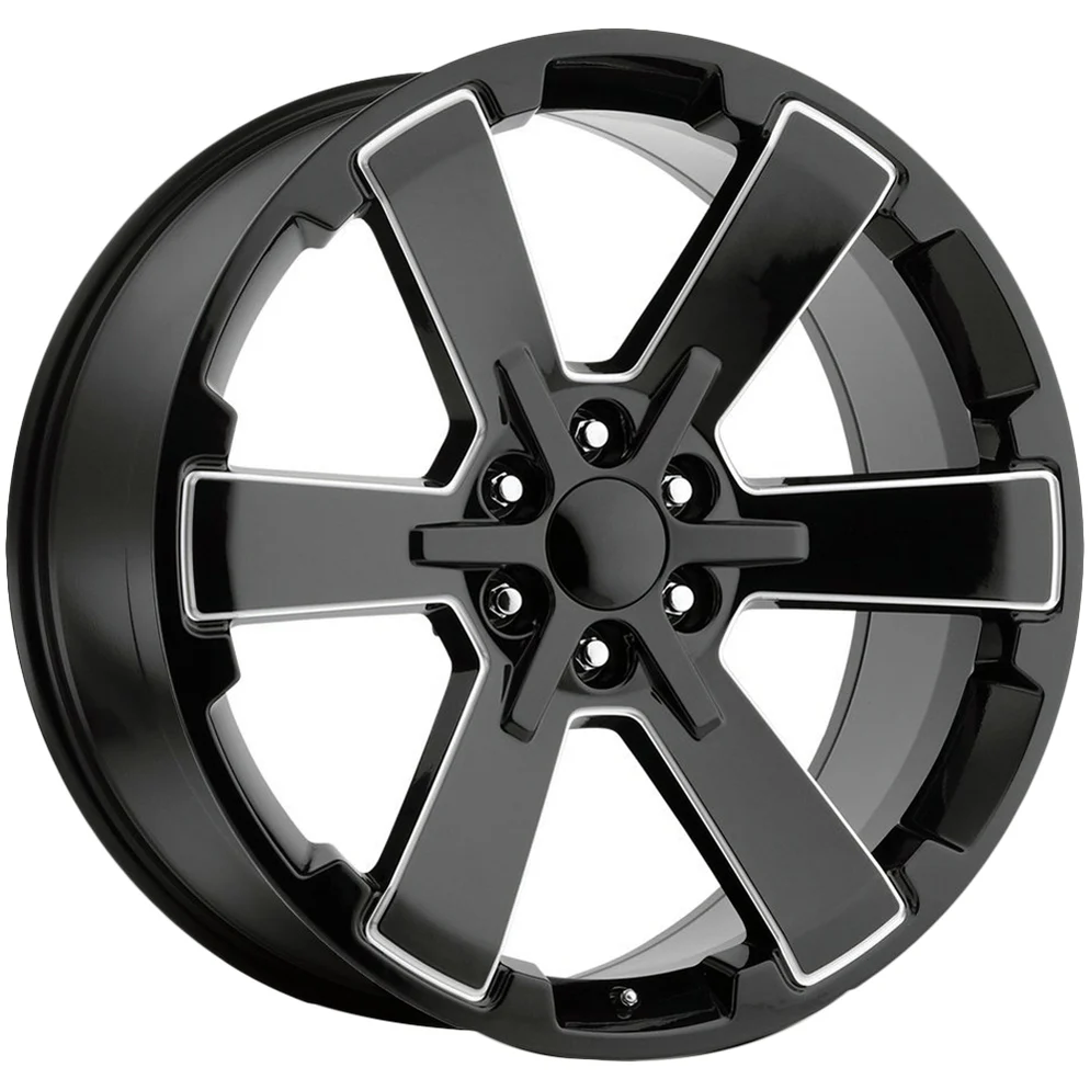 189m-gm-acessory-black-milled-rp-11_994x994 Replica 1 RP11 22x9 6x5.5" +24mm Black/Milled Wheel Rim 22" Inch - Image 1