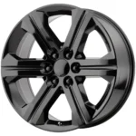 Replica 1 RP13 22x9 6x5.5" +24mm Gloss Black Wheel Rim 22" Inch
