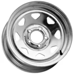 (Set of 4) Allied 20G 8 Spoke Trailer 12x4 5x4.5" +0mm Galvanized Wheels Rims - Image 2