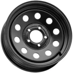 Allied 27 Trailer Mod 15x6 6x5.5" +0mm Satin Black Wheel Rim 15" Inch - Image 2