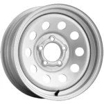 Allied 27 Trailer Mod 14x5.5 5x4.5" +0mm Silver Wheel Rim 14" Inch