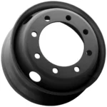 Allied CT-Hub Piloted Dual 4 Hole 17.5x6.75 8x275 Black Wheel Rim 17" Inch - Image 2