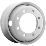 Allied CT-Hub Piloted Dual 4 Hole 17.5x6.75 8x275 White Wheel Rim 17" Inch