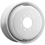 Allied CT-Hub Piloted Dual 17.5x6.75 8x6.5" +133mm White Wheel Rim 17" Inch
