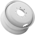 Allied CT-Hub Piloted Dual 17.5x6.75 8x6.5" +133mm White Wheel Rim 17" Inch - Image 2