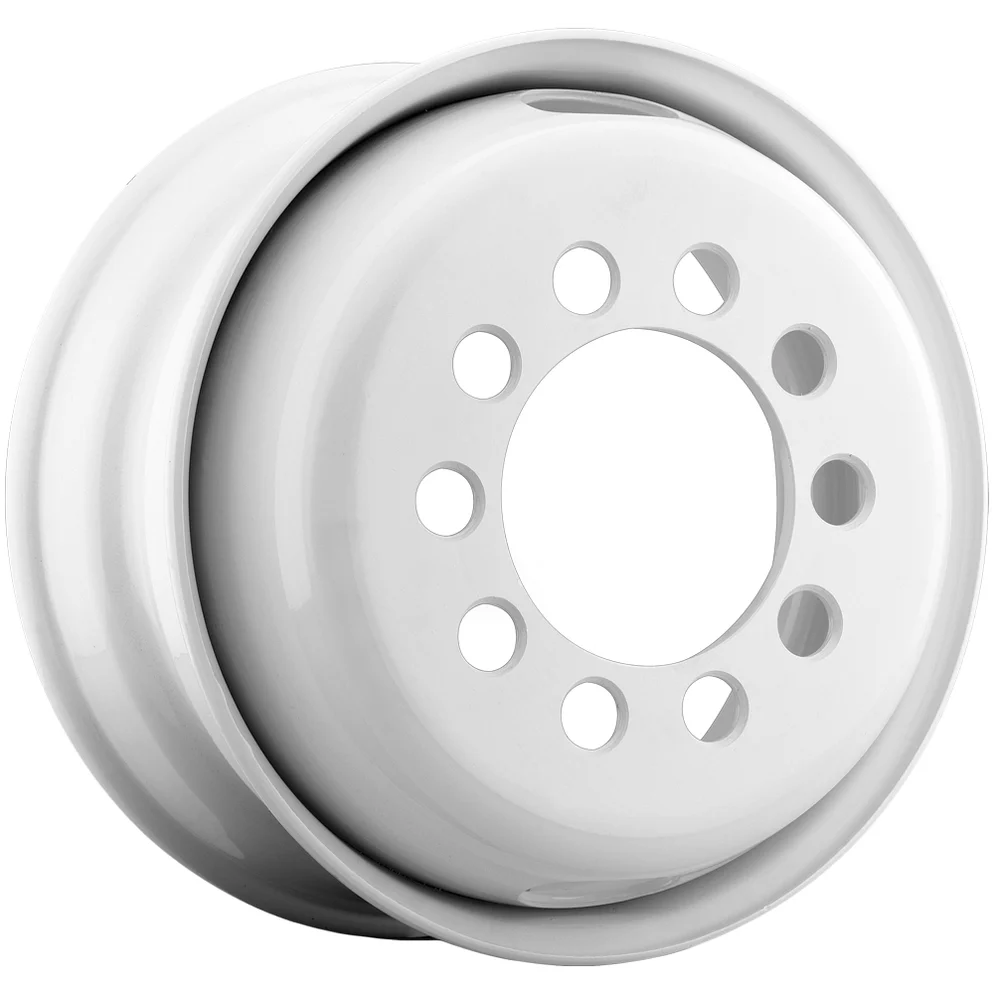 allied-wheel-components-ct-stud-piloted-dual-white-10-lug-1_994x994 Allied CT-Stud Piloted Dual 17.5x6.75 10x8.75 +142mm White Wheel Rim 17" Inch - Image 1