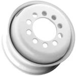 Allied CT-Stud Piloted Dual 17.5x6.75 10x8.75 +142mm White Wheel Rim 17" Inch - Image 2