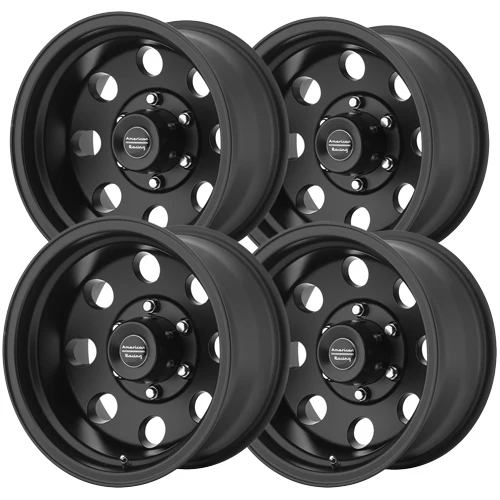 american-racing-ar172-baja-satin-black-set-4_b3d1ed18-e1a7-4971-abf5-c519dc02d096_500x500 (Set of 4) American Racing AR172 Baja 15x7 6x5.5" -6mm Satin Black Wheels Rims - Image 1