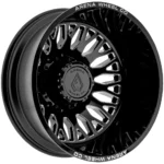 Arena A121 Monarch Dually 22x8.25 10x225 Black/Milled-Rear Wheel Rim 22" Inch