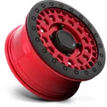 Black Rhino UTV Parker Beadlock 14x7 4x137 +36mm Candy Red Wheel Rim 14" Inch - Image 2