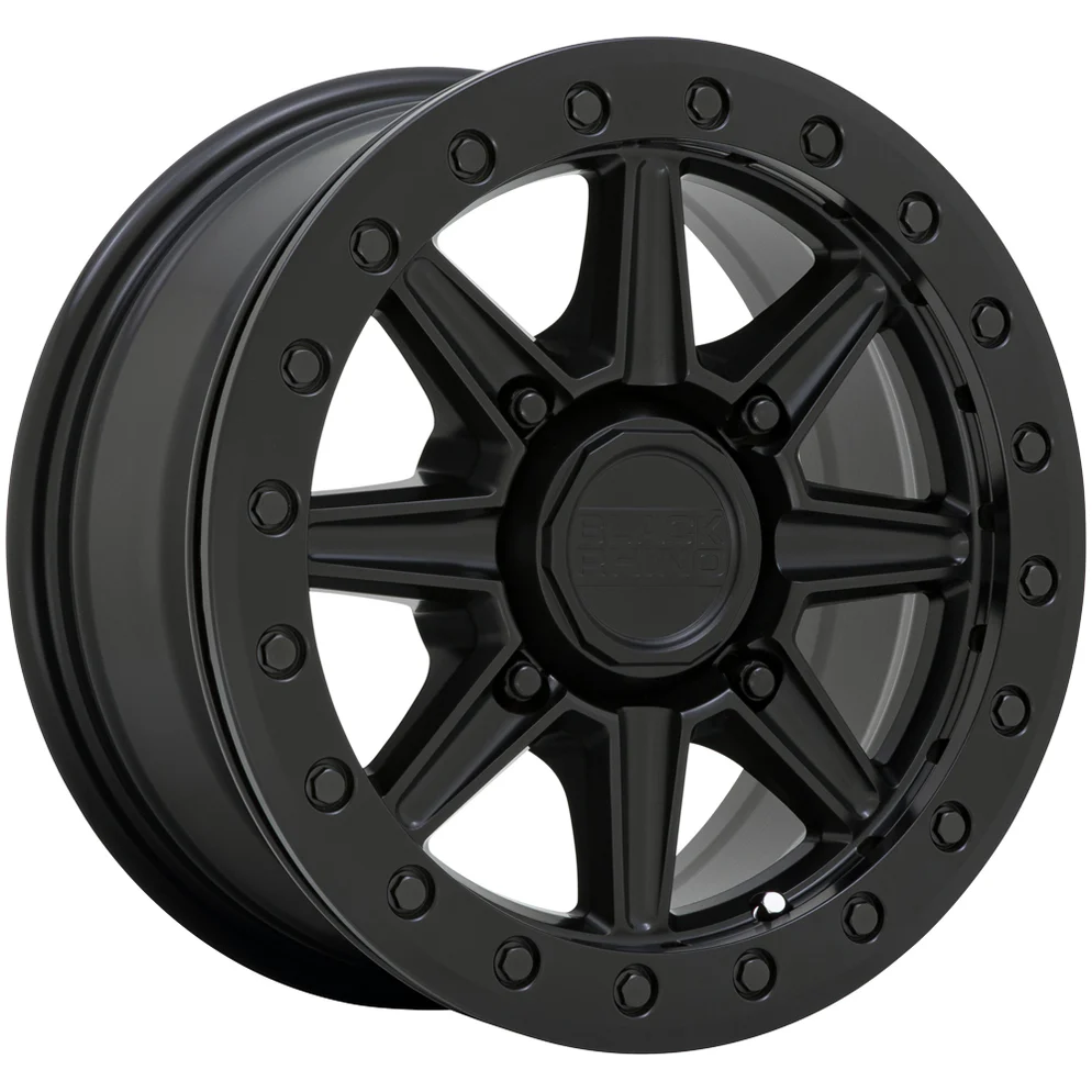 black-rhino-utv-webb-beadlock-matte-black-bswbbm_4c982b76-eb36-44aa-80ad-c04465e3bca3_994x994 Black Rhino UTV Webb Beadlock 15x7 4x110 +36mm Matte Black Wheel Rim 15" Inch - Image 1