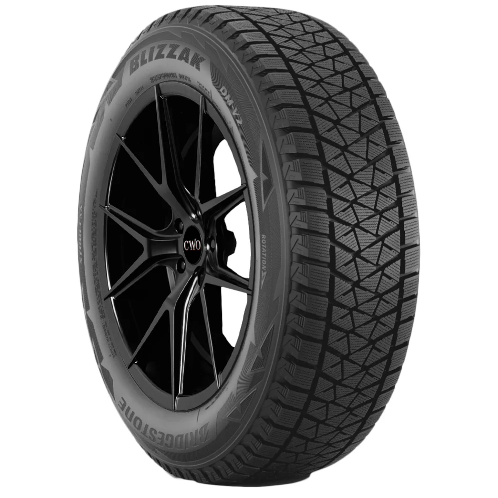 bridgestone-blizzak-dm-v2-bsw_52abf73e-de4a-4865-8eb8-0c2a856888d3_994x994 245/60R20 Bridgestone Blizzak DM V2 107S SL Black Wall Tire - Image 1