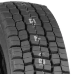 245/70R19.5 Bridgestone M729F Drive Radial LRH Black Wall Tire - Image 2