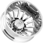 Cali Off-Road 9110D Summit Dually Rear 22x8.25 8x200 Polished Wheel Rim 22" Inch - Image 2