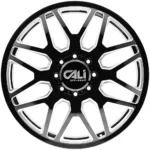 Cali Off-Road 9115D Invader Dually Front 24x8.25 8x200 Black/Milled Wheel Rim - Image 2