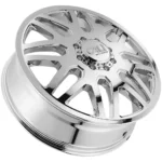 Cali Off-Road 9115D Invader Dually Front 22x8.25 8x6.5" Chrome Wheel Rim