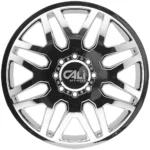 Cali Off-Road 9115D Invader Dually Front 22x8.25 8x6.5" Chrome Wheel Rim - Image 2