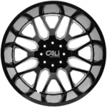 Cali Off-Road 9115D Invader Dually Rear 24x8.25 8x200 Black/Milled Wheel Rim - Image 2
