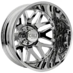 Cali Off-Road 9115D Invader Dually Rear 22x8.25 8x6.5" Chrome Wheel Rim 22" Inch