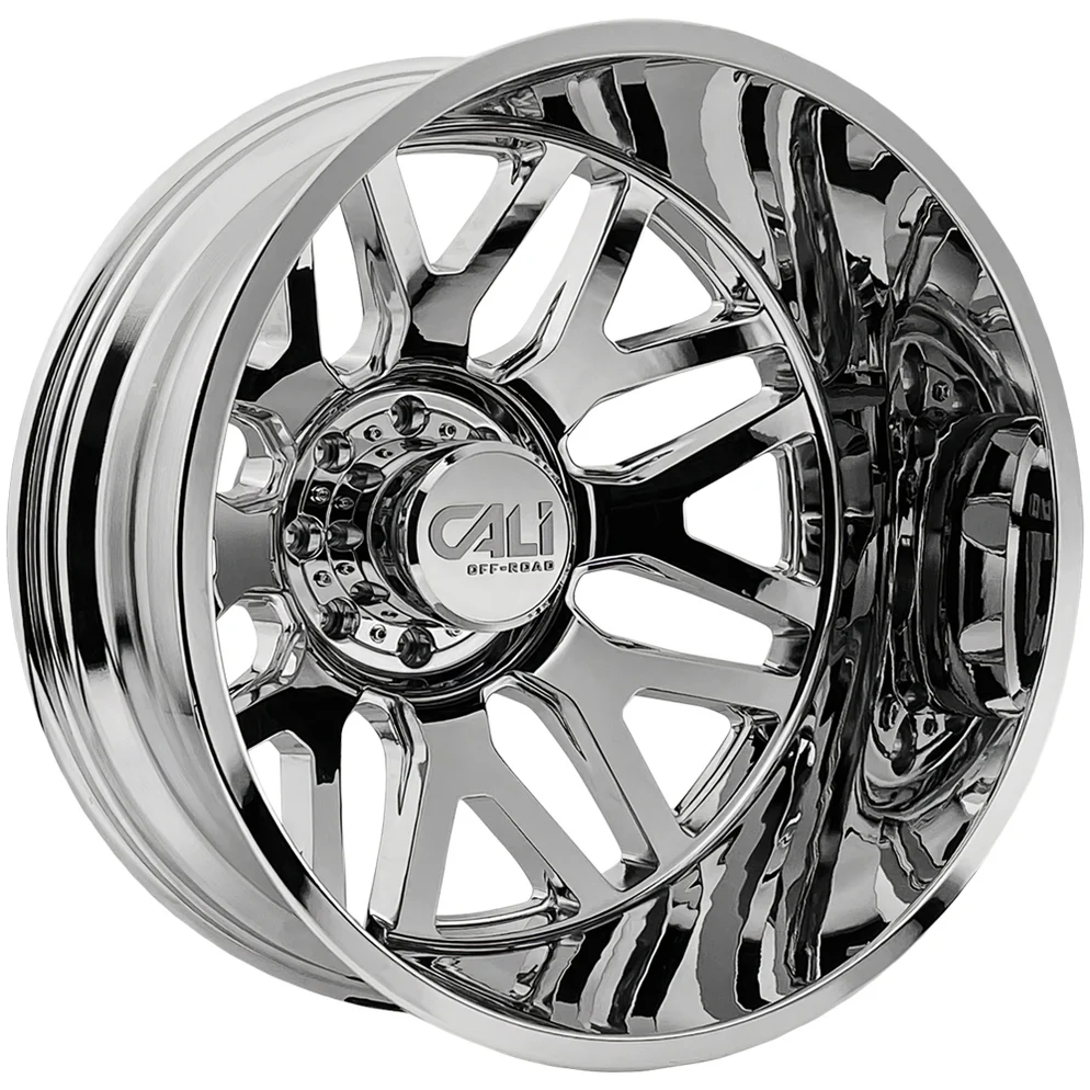 cali-off-road-9115d-invader-dually-rear-chrome-8-lug-1_10416ee5-d004-4fe3-82f0-7641ba18292b_994x994 Cali Off-Road 9115D Invader Dually Rear 22x8.25 8x6.5" Chrome Wheel Rim 22" Inch - Image 1