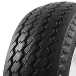 2.80/2.50-4 Carlstar Flat Free Sawtooth Assembly 35A3 Black Wall Tire - Image 2
