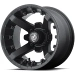 Fairway Alloys FA138 Battle 12x7 4x4" -47mm Matte Black Wheel Rim 12" Inch - Image 2
