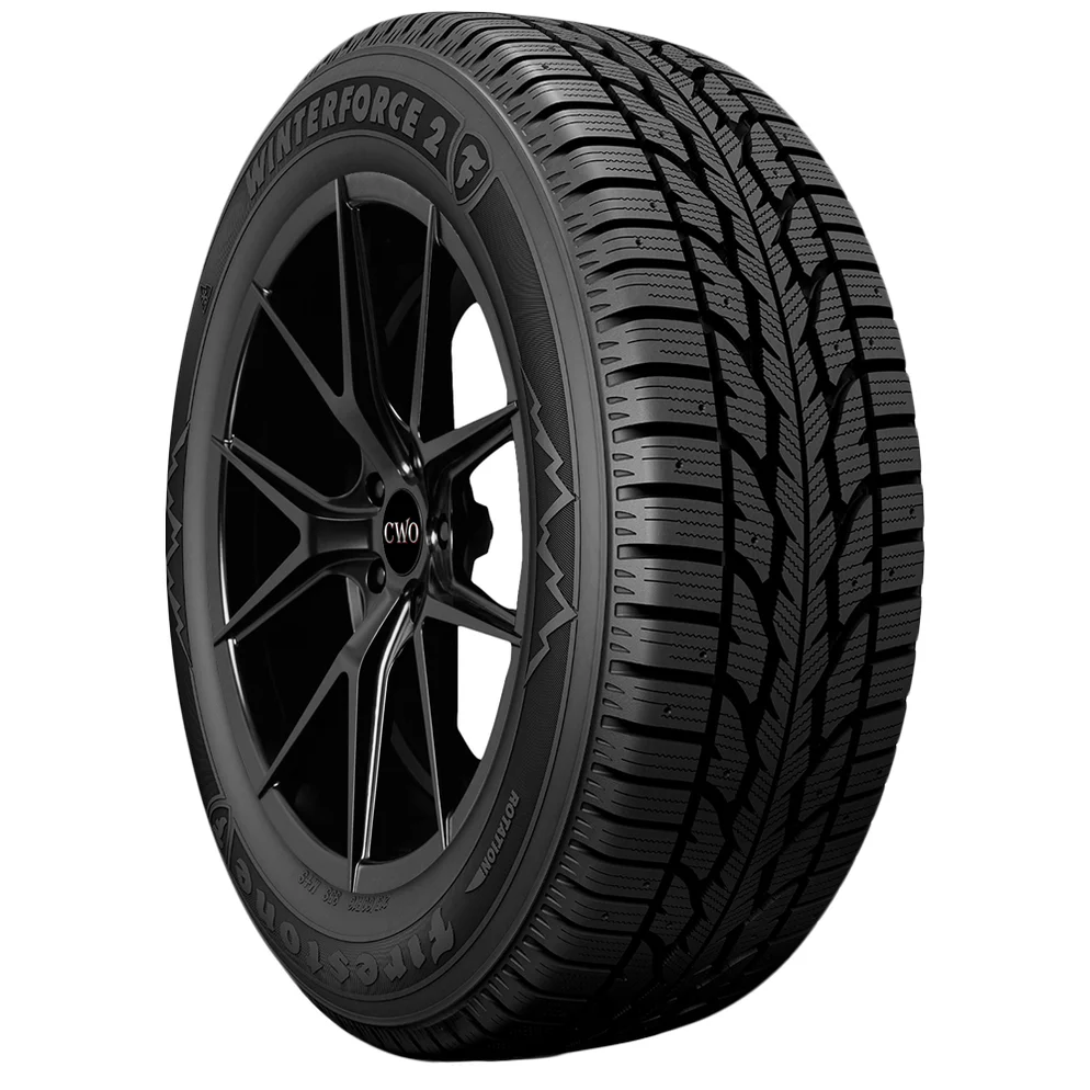 firestone-winterforce-2-bsw_4c7f56ba-9cdf-4753-9f02-e228a54c328c_994x994 215/55R16 Firestone Winterforce 2 93S SL Black Wall Tire - Image 1