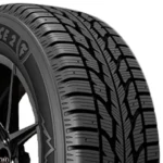 215/55R16 Firestone Winterforce 2 93S SL Black Wall Tire - Image 2