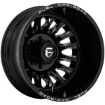 Fuel D868 Arc Dually Rear 22x8.25 8x200 -201mm Black/Milled Wheel Rim 22" Inch