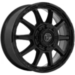 Fuel D911 Circuit Dually 20x8.25 8x210 +105 Gloss Black-Front Wheel Rim 20" Inch