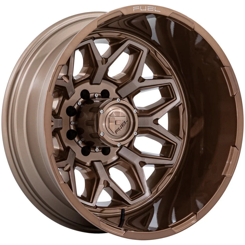 fuel-fc854-flux-dually-rear-bronze-8-lug-1_bd1838cd-84a4-4add-b5f5-3e55317a6f18_994x994 Fuel D876 Flux Dually Rear 22x8.25 8x6.5" -246mm Bronze Wheel Rim 22" Inch - Image 1