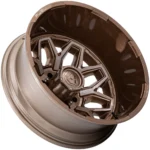 Fuel D876 Flux Dually Rear 22x8.25 8x6.5" -246mm Bronze Wheel Rim 22" Inch - Image 3