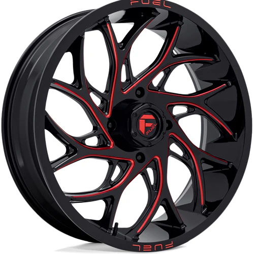 fuel-utv-d779-runner-black-red-1_7e390f3d-e891-48e8-b371-8b386754ebb7_500x500 Fuel UTV D779 Runner 18x7 4x156 +13mm Black/Red Wheel Rim 18" Inch - Image 1