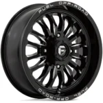 Fuel UTV D821 Arc 22x7 4x137 +13mm Black/Milled Wheel Rim 22" Inch - Image 3