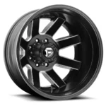Fuel D538 Maverick Dually Rear 24x8.25 8x170 Black/Milled Wheel Rim 24" Inch