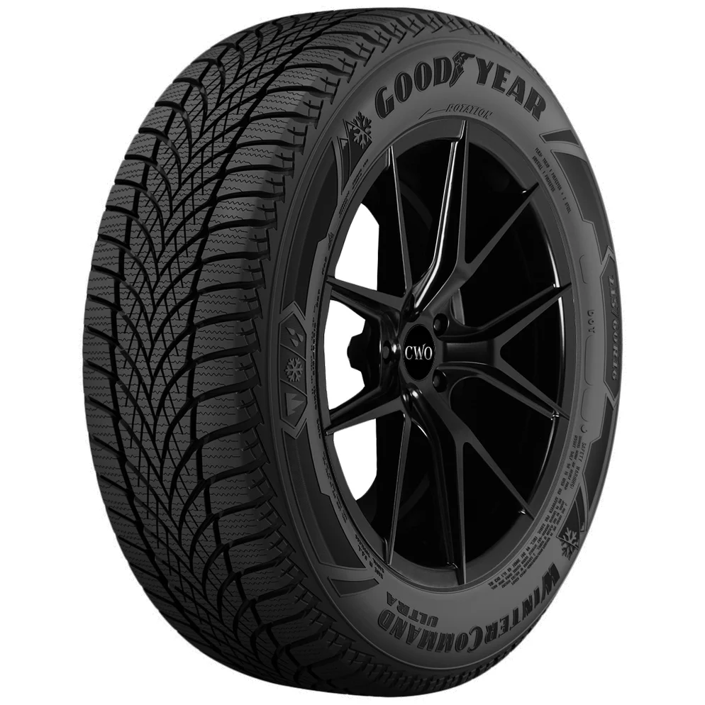 goodyear-winter-command-ultra-bsw_53e3eabf-b701-43ee-9373-f42d0a64c20f_994x994 215/45R17 Goodyear Winter Command Ultra 91H XL Black Wall Tire - Image 1