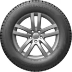 265/50R20 Hankook Winter iPike X W429A 111T XL Black Wall Tire - Image 2