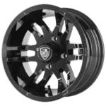 Fairway Alloys FA139 Flex 12x6 4x4" -23mm Gloss Black Wheel Rim 12" Inch
