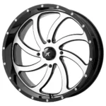 MSA M36 Switch 18x7 4x137 +0mm Black/Machined Wheel Rim 18" Inch