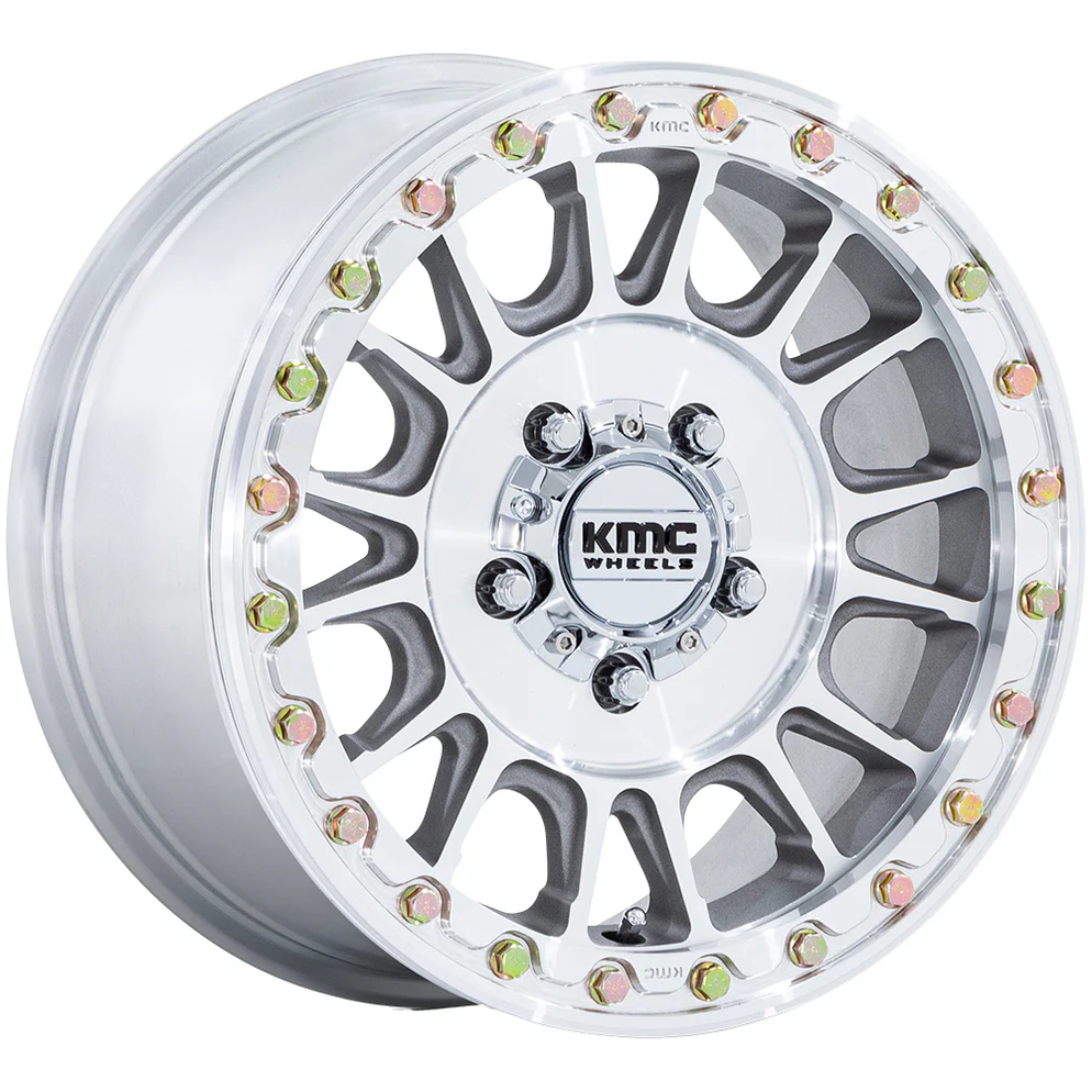 kmc-utv-ks239-impact-beadlock-machined-5-lug-1_86357950-5ed2-4039-8b5d-e016ae56d397_994x994 KMC UTV KS239 Impact Beadlock 15x8 4x156 +0mm Machined Wheel Rim 15" Inch - Image 1