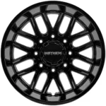 Mayhem 8107D Cogent Dually Rear 20x8.25 8x6.5" Gloss Black Wheel Rim 20" Inch - Image 2
