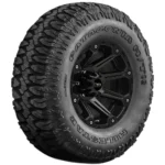 33x12.50R15LT Milestar Patagonia M/T-02 108Q Load Range C Black Wall Tire