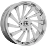 MSA M46 Blade 20x7 4x156 +0mm Chrome Wheel Rim 20" Inch