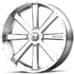 MSA M34 Flash 20x7 4x137 +0mm Chrome Wheel Rim 20" Inch - Image 2