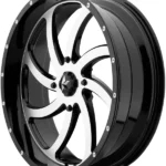MSA M36 Switch 18x7 4x137 +0mm Black/Machined Wheel Rim 18" Inch - Image 2