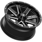 MSA M41 Boxer 18x7 4x137 +10mm Black/Milled Wheel Rim 18" Inch - Image 2