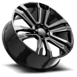 OE Revolution G-10 Denali 24x10 6x5.5" +31mm Black/Milled Wheel Rim 24" Inch - Image 2