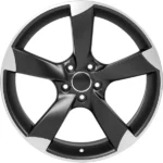 OE Wheels AU29 19x8.5 5x112 +35mm Black/Machined Wheel Rim 19" Inch