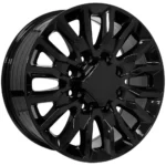 OE Wheels CV59B 20x8.5 8x180 +44mm Gloss Black Wheel Rim 20" Inch